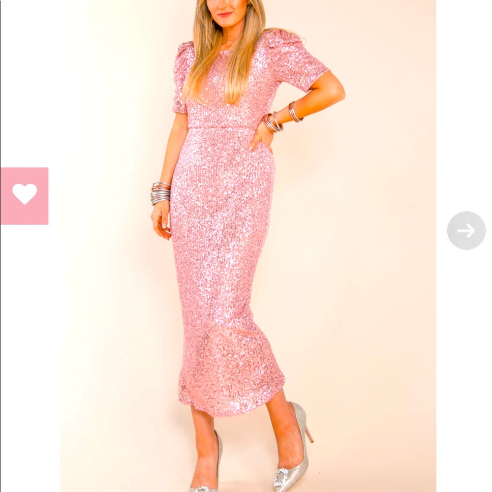 Wore once for a wedding, couple of hours. Sequin